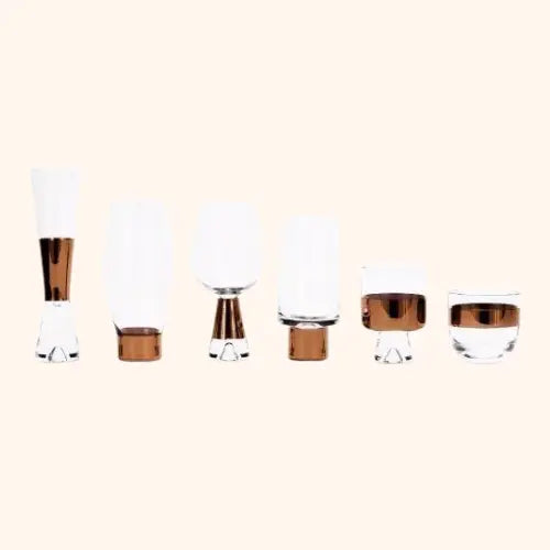 Tom Dixon | Tank High Ball Glasses Copper x2