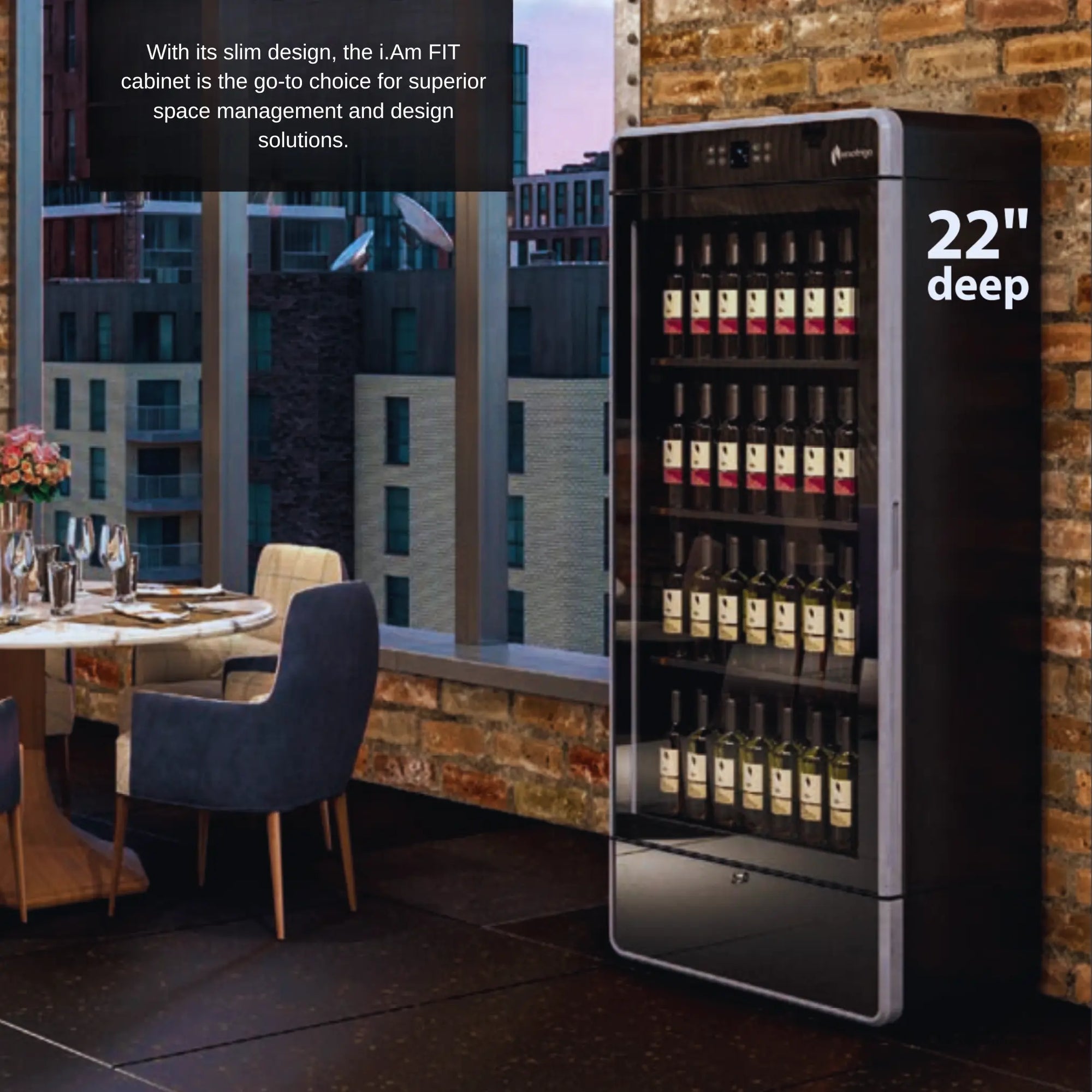 Enofrigo | i.Am FIT H2000 Wine Display Cabinets Wine Carer, LLC.