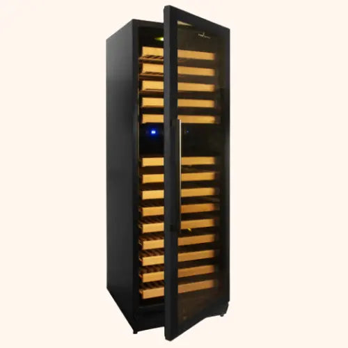 KingsBottle | Large Wine Refrigerator With Glass Door 164 Bottles Kingsbottle