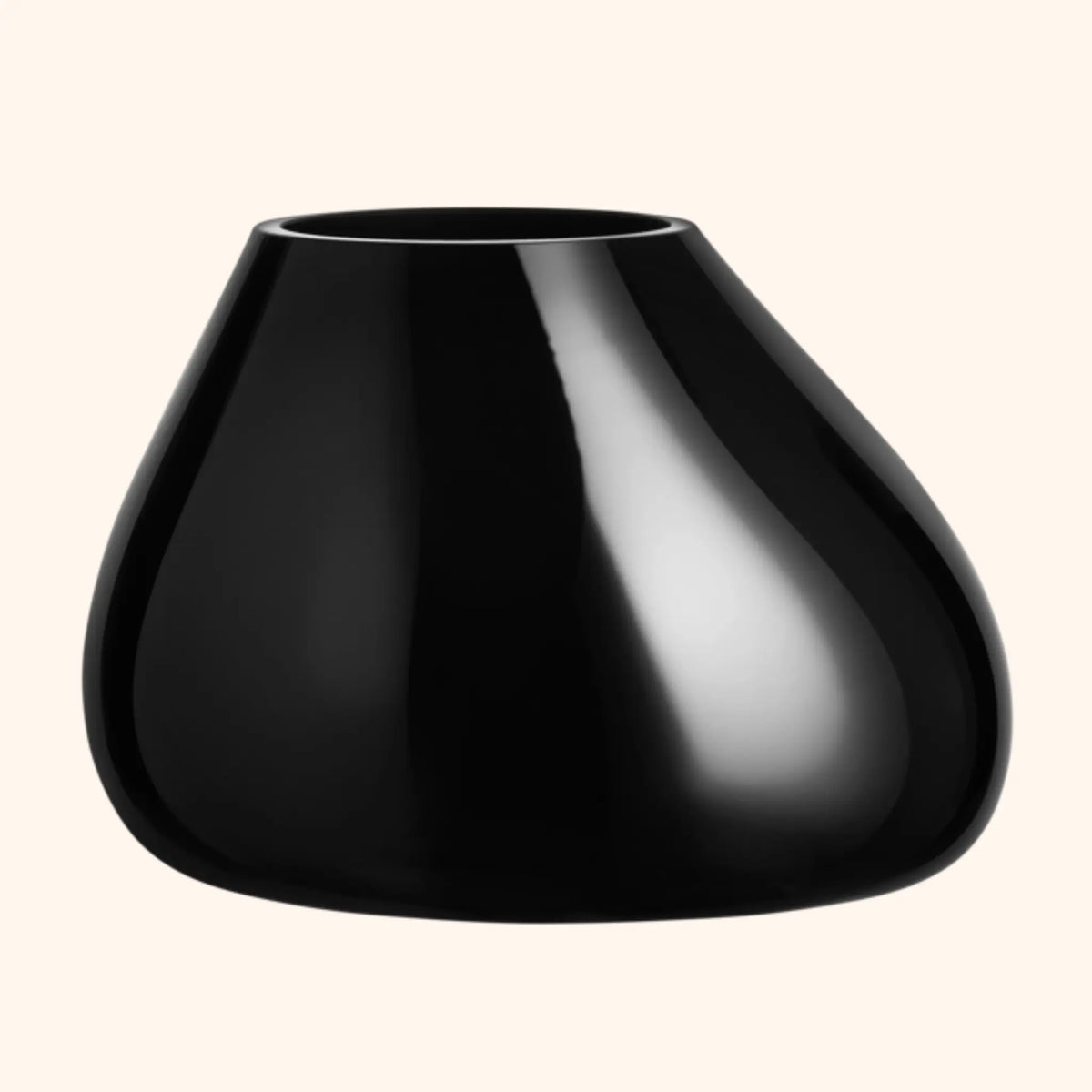 Orrefors | Ebon Black Vase Orrefors