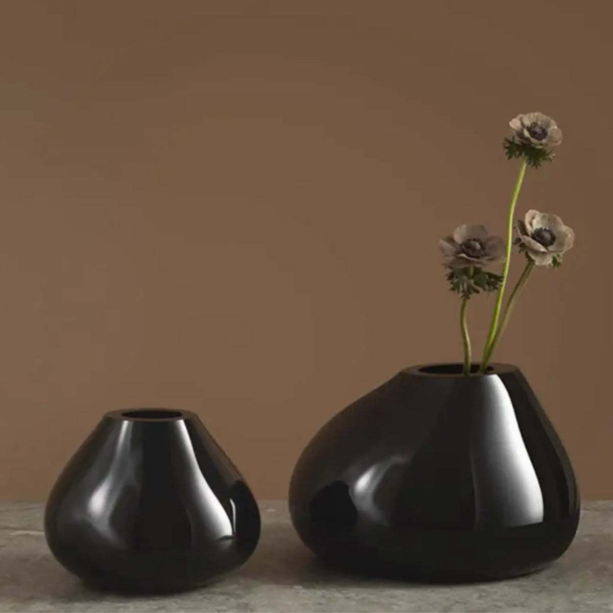 Orrefors | Ebon Black Vase Orrefors