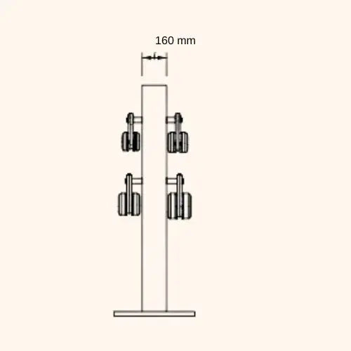 PENT | LOVA Vertical Light Kettlebell Set PENT