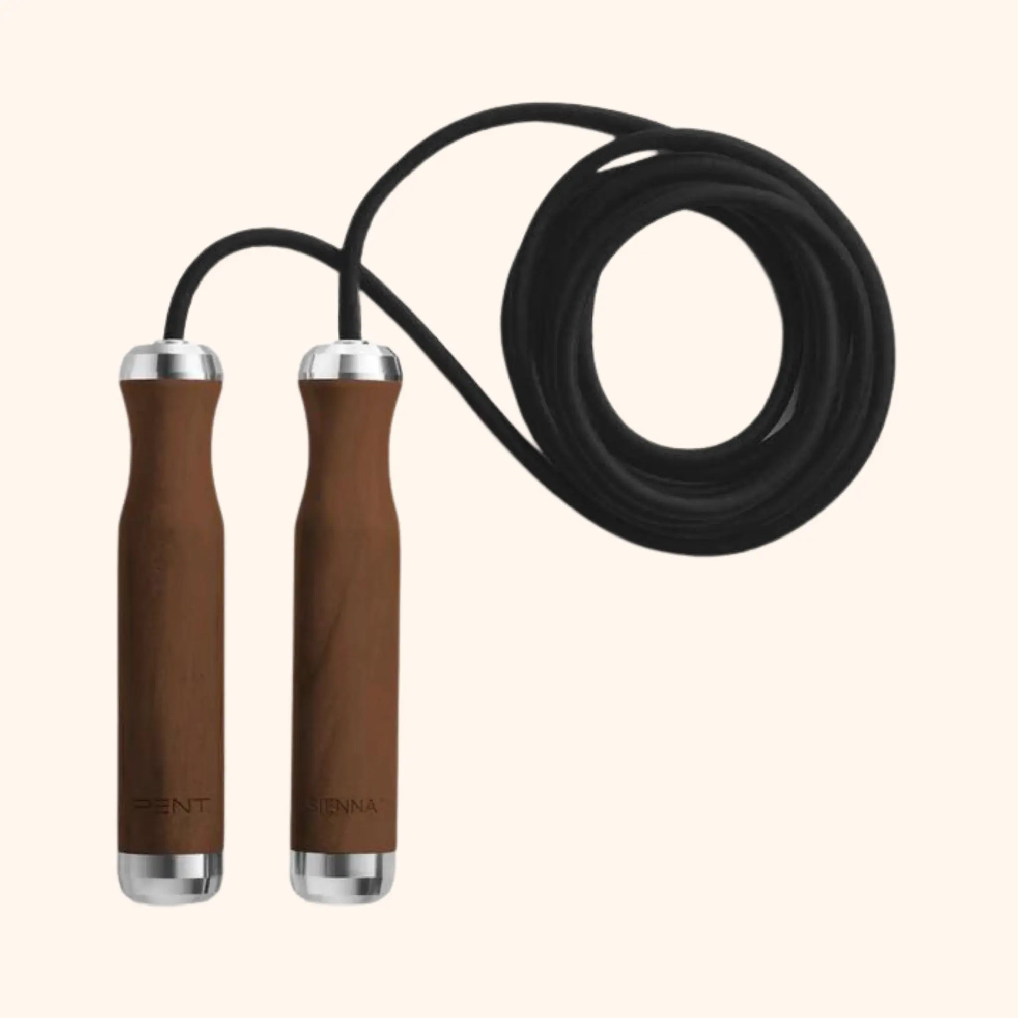 PENT | SIENNA - Luxury Wood and Steel Skipping Rope PENT