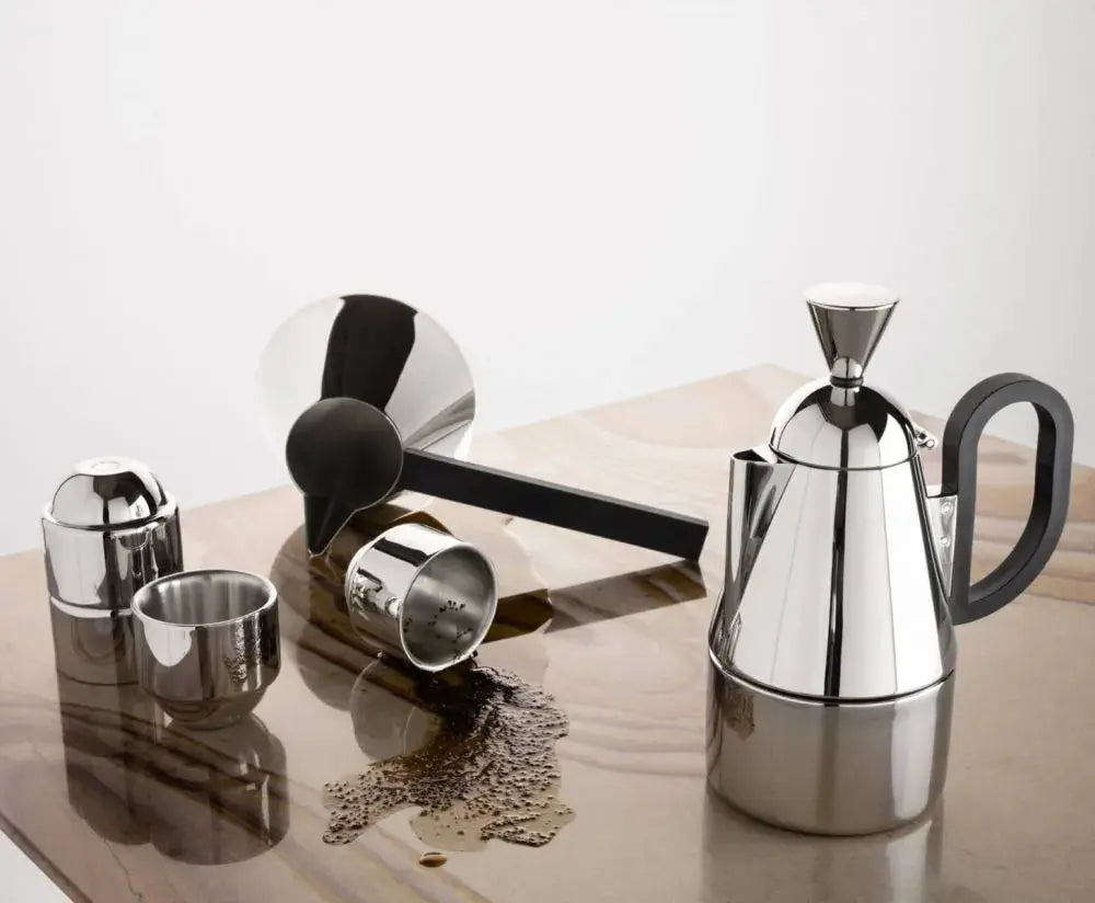 Tom Dixon | Brew Espresso Cups x4 Stainless Steel Tom Dixon