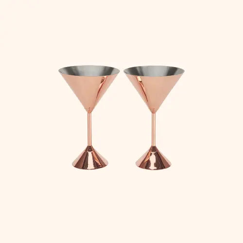 Tom Dixon | Plum Martini Glasses x2 Tom Dixon