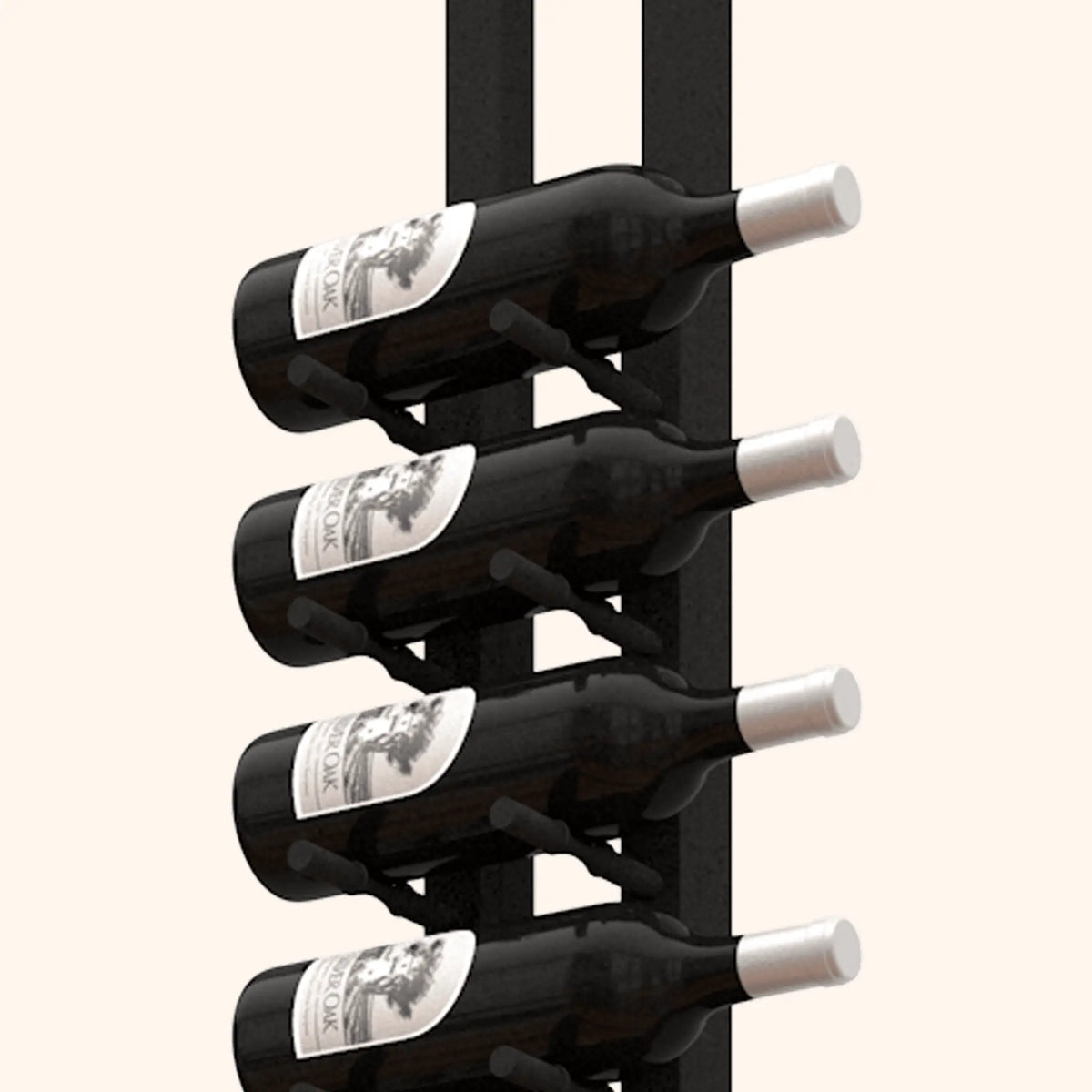 Ultra Wine Racks &amp; Cellars | Floor-To-Ceiling Mounted Wine Rack Display — 2-Sided (42 Bottles) Ultra Wine Racks &amp; Cellars