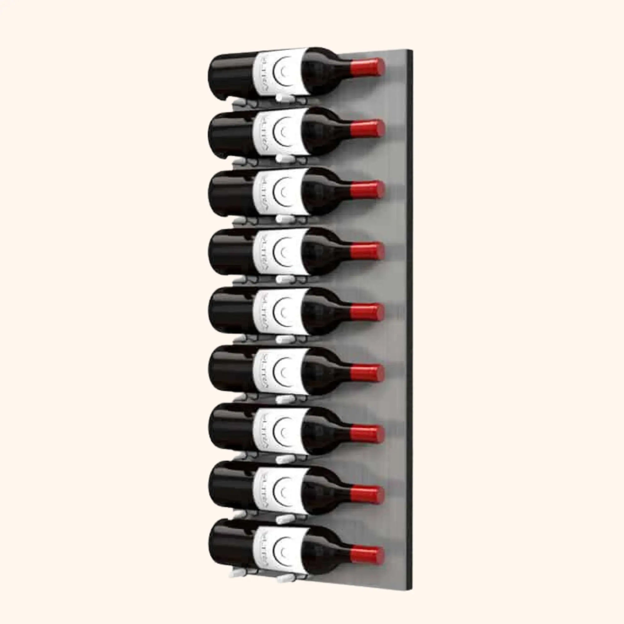 Ultra Wine Racks & Cellars | Fusion HZ Label-Out Wine Wall Alumasteel 3 FT (9 to 27 bottles) Ultra Wine Racks & Cellars