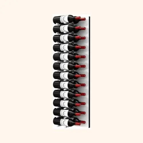 Ultra Wine Racks & Cellars | Fusion HZ Label Out Wine Wall White Acrylic (4 Foot) Ultra Wine Racks & Cellars