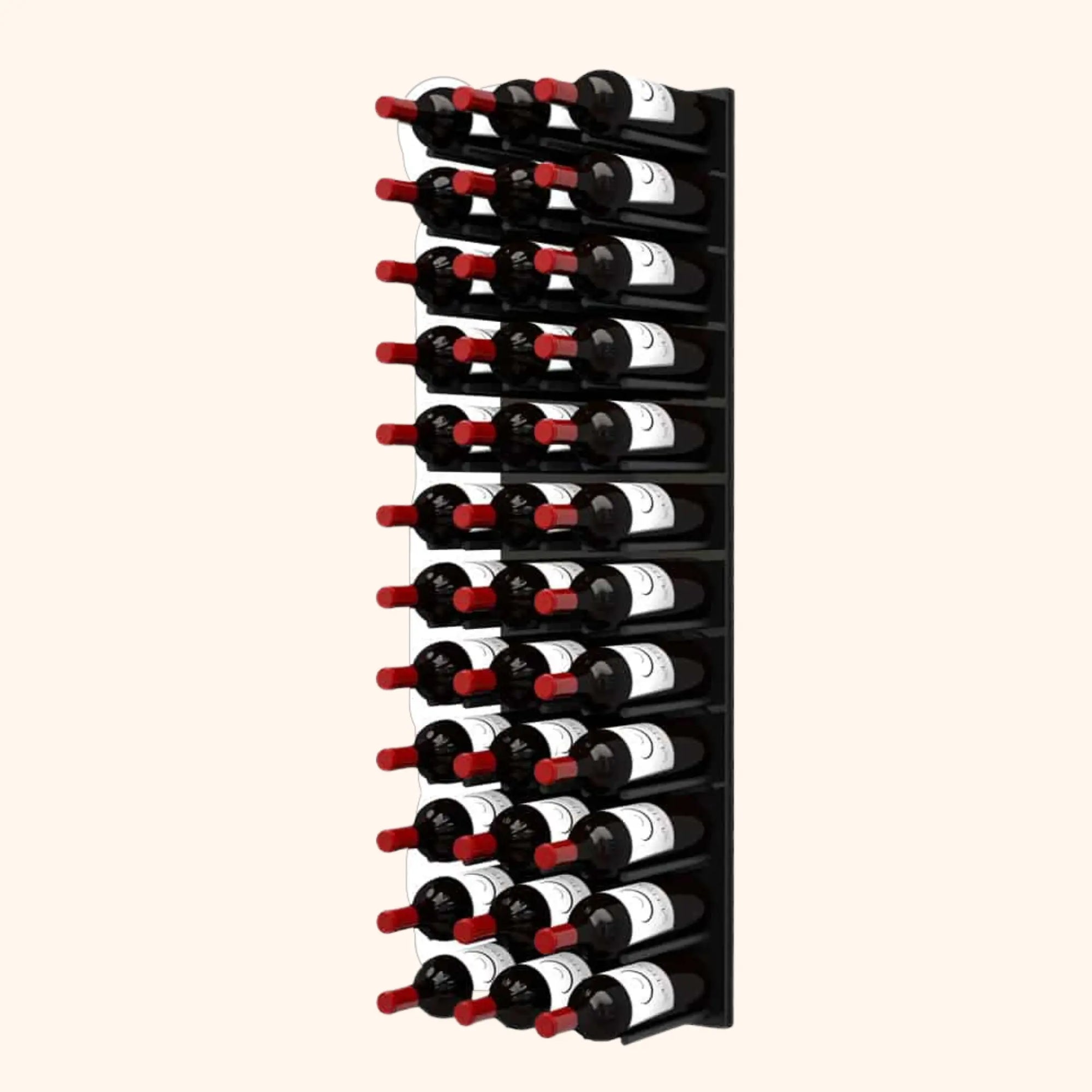 Ultra Wine Racks & Cellars | Fusion ST Cork-Out Wine Wall Black Acrylic 4FT Ultra Wine Racks & Cellars