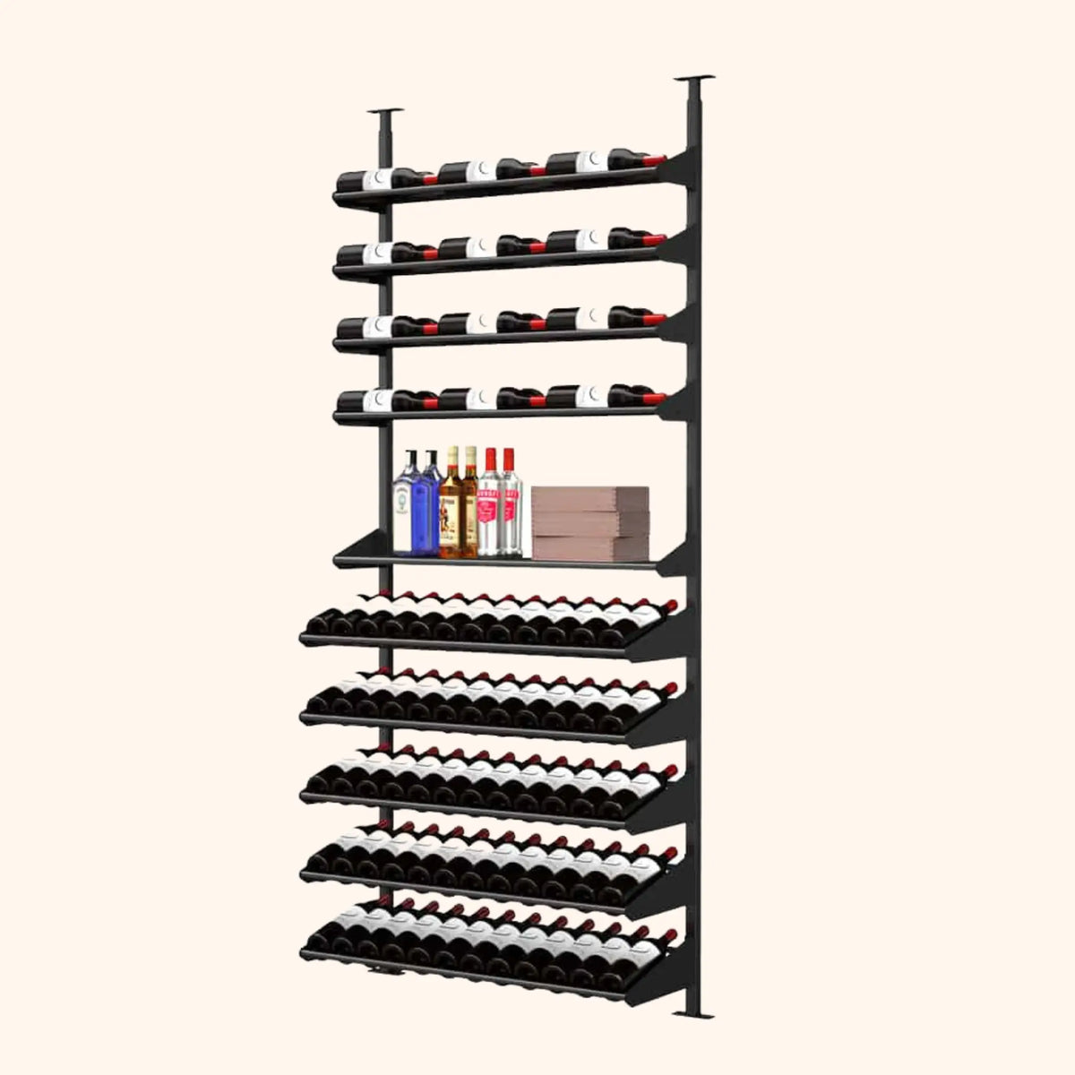 Ultra Wine Racks &amp; Cellars | Showcase Featured Centerpiece Kits (80-100 Bottles) Ultra Wine Racks &amp; Cellars